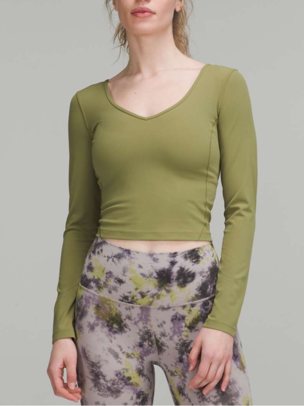 Lululemon Align Long Sleeve Shirt in 
Bronze Green
